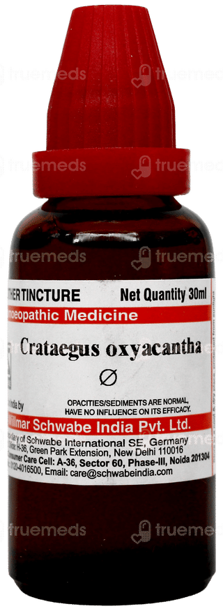 Dr Willmar Schwabe Crataegus Oxyacantha Q Mother Tincture 30Ml